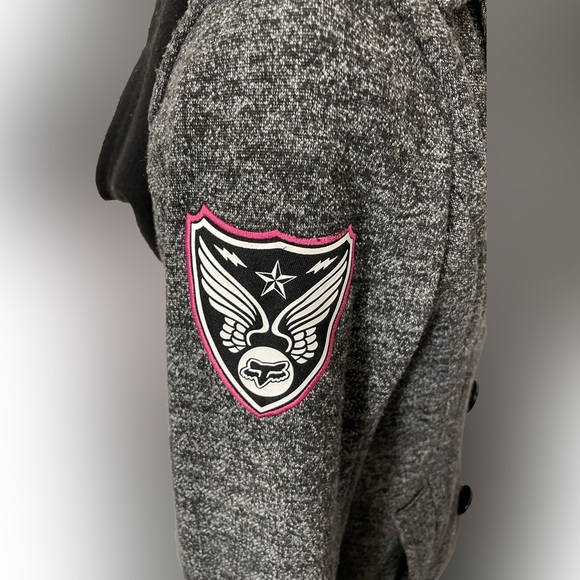 Fox Racing Double Breasted Fleece Hooded Jacket - Picture 4 of 10